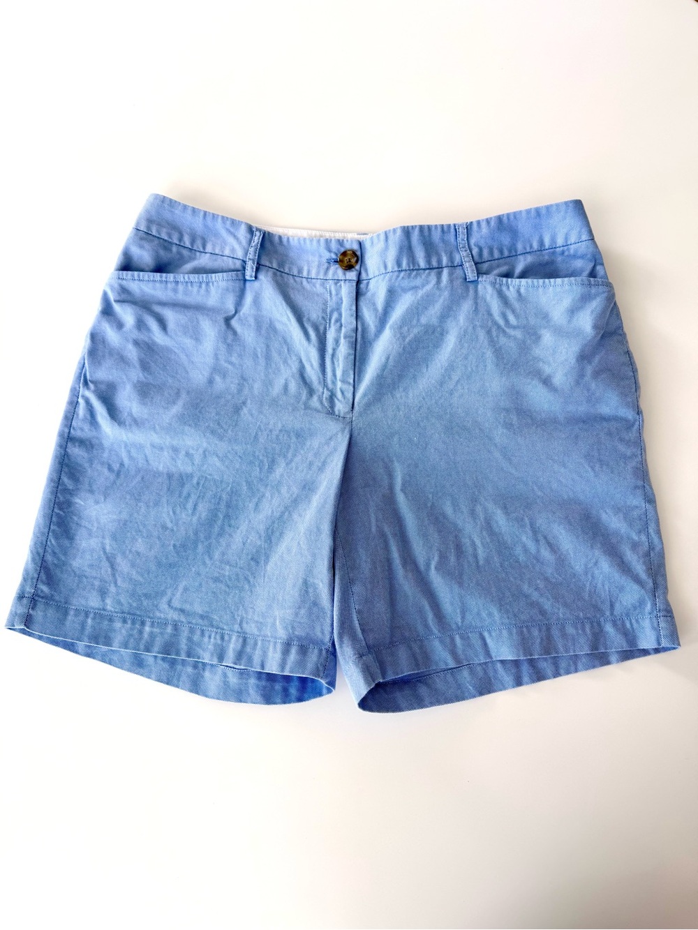 Land’s End Women's Light Blue Casual Shorts 100% Cotton, 7” inseam, size 12